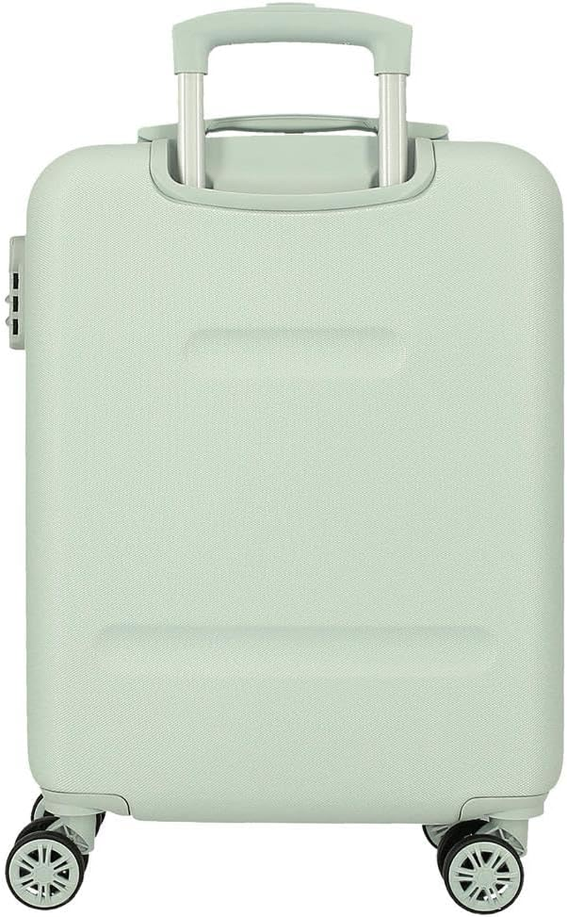 Disney Frozen Arendelle Is Magic Cabin Suitcase Green 38X55X20Cm Hard ABS Combination Lock Side 34L 2Kg 4 Double Wheels Hand Luggage, Green, One Size, Cabin Suitcase, Green, One Size, Cabin Suitcase image number 2