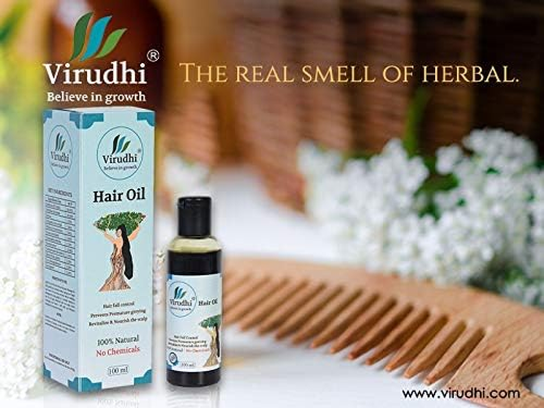 Herbal Hair Oil for Men and Women - Hair Growth Oil with Natural Ingredients (100 Ml)? image number 3