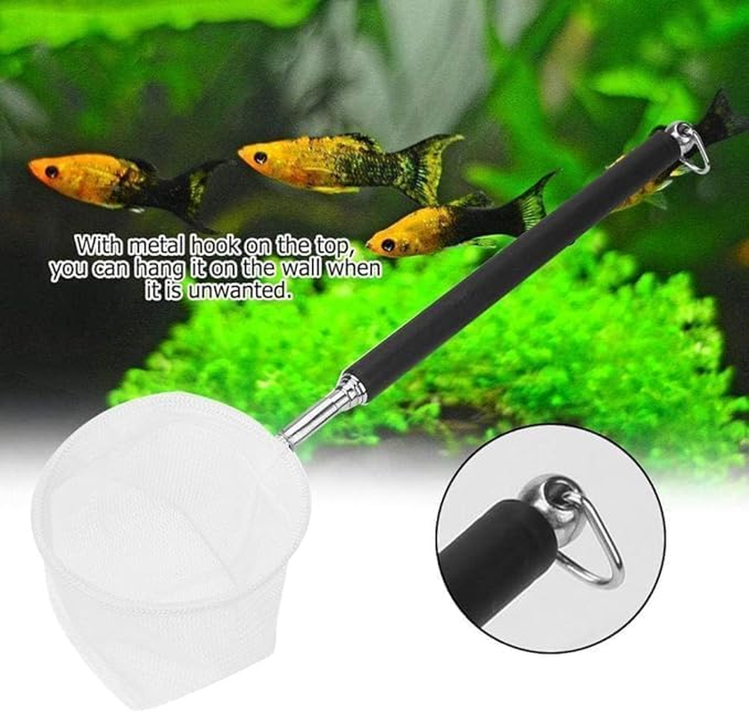 2Pcs Small Telescopic Shrimp Net,Small Telescopic Aquarium Fish Net,Aquarium Shrimp Net Telescopic Fish Shrimp Skimming Net,Aquarium Shrimp Net Telescopic Fish Tank Shrimp Net,Aquarium Shrimp Net image number 3