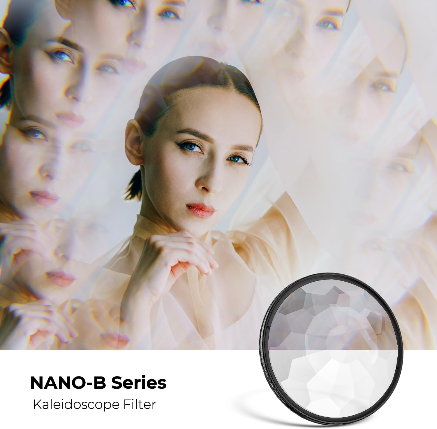 K&F CONCEPT 82Mm Kaleidoscope Lens Filter, Special Effects Filter Prism Crystal Glass with Multi Refraction Subjects for Camera Lens image number 5