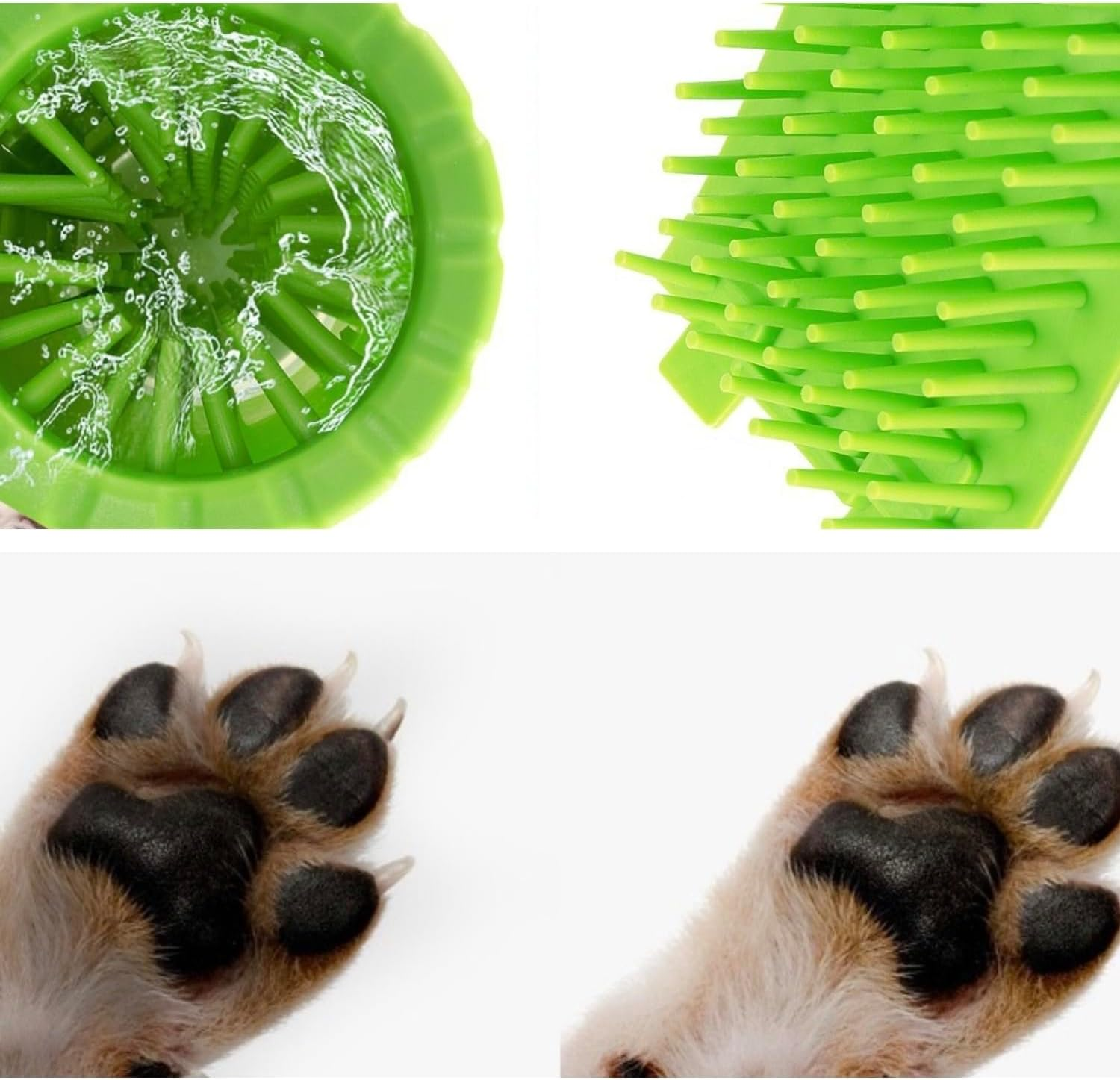 Dog Paw Cleaner, Dog Paw Washer Cup, Dog Foot Washer Large, Pet Paw Cleaner Cup, Paw Scrubber for Dogs, Muddy Paw Cleaner, Cat Foot Cleaner, Silicone Brush Cup for Medium Large Dogs Grooming