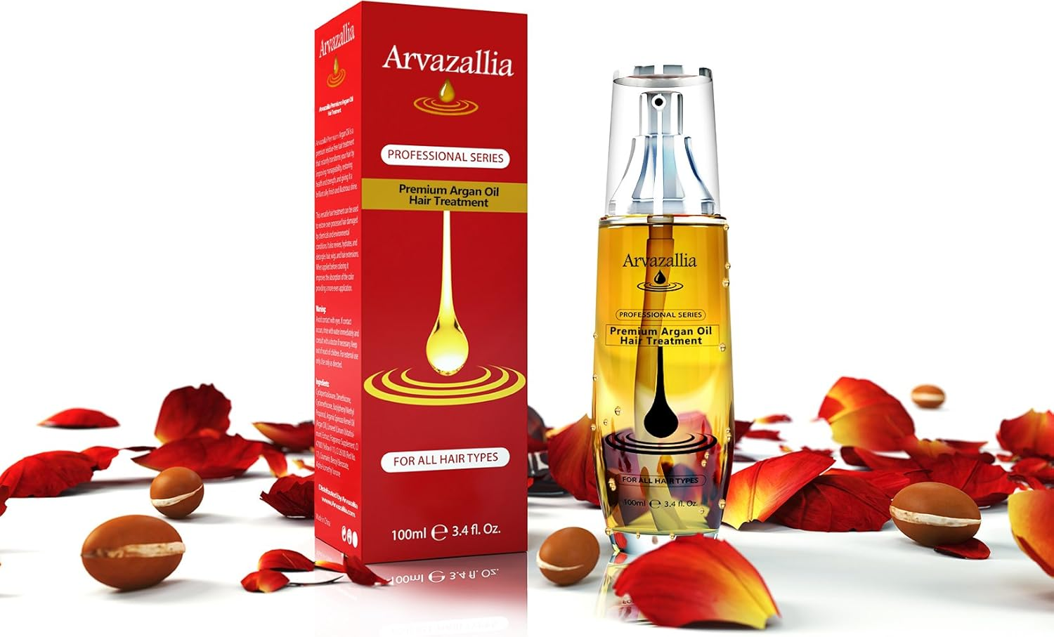 Argan Oil for Hair Treatment by Arvazallia Leave in Treatment & Conditioner image number 1