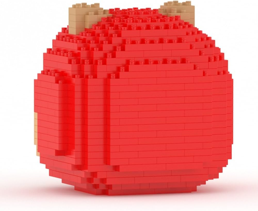 JEKCA Shiba Daruma Doll Mini 01S | Japan Plastic Building Blocks | Age 14+