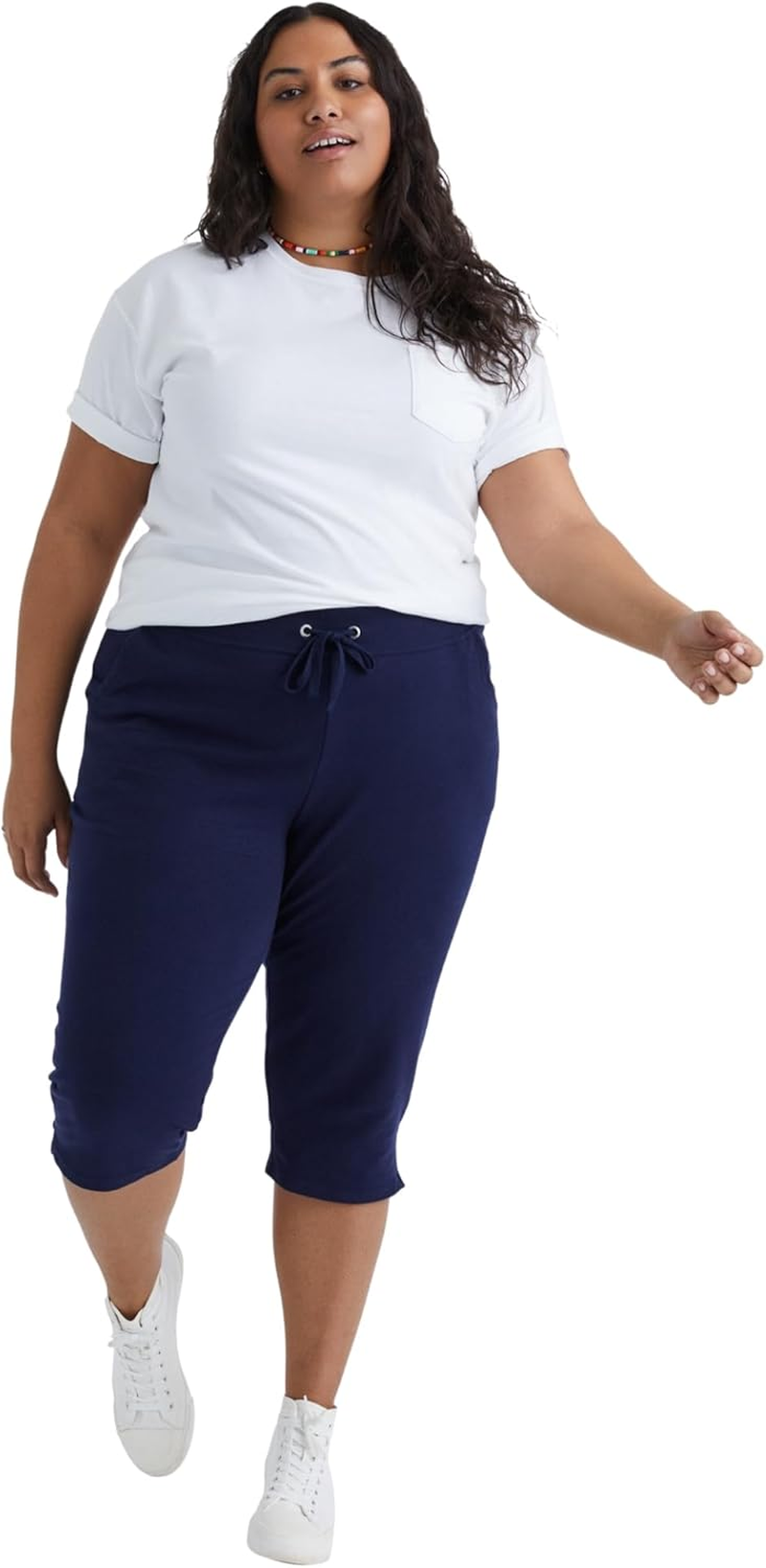 Just My Size Women'S French Terry Capri