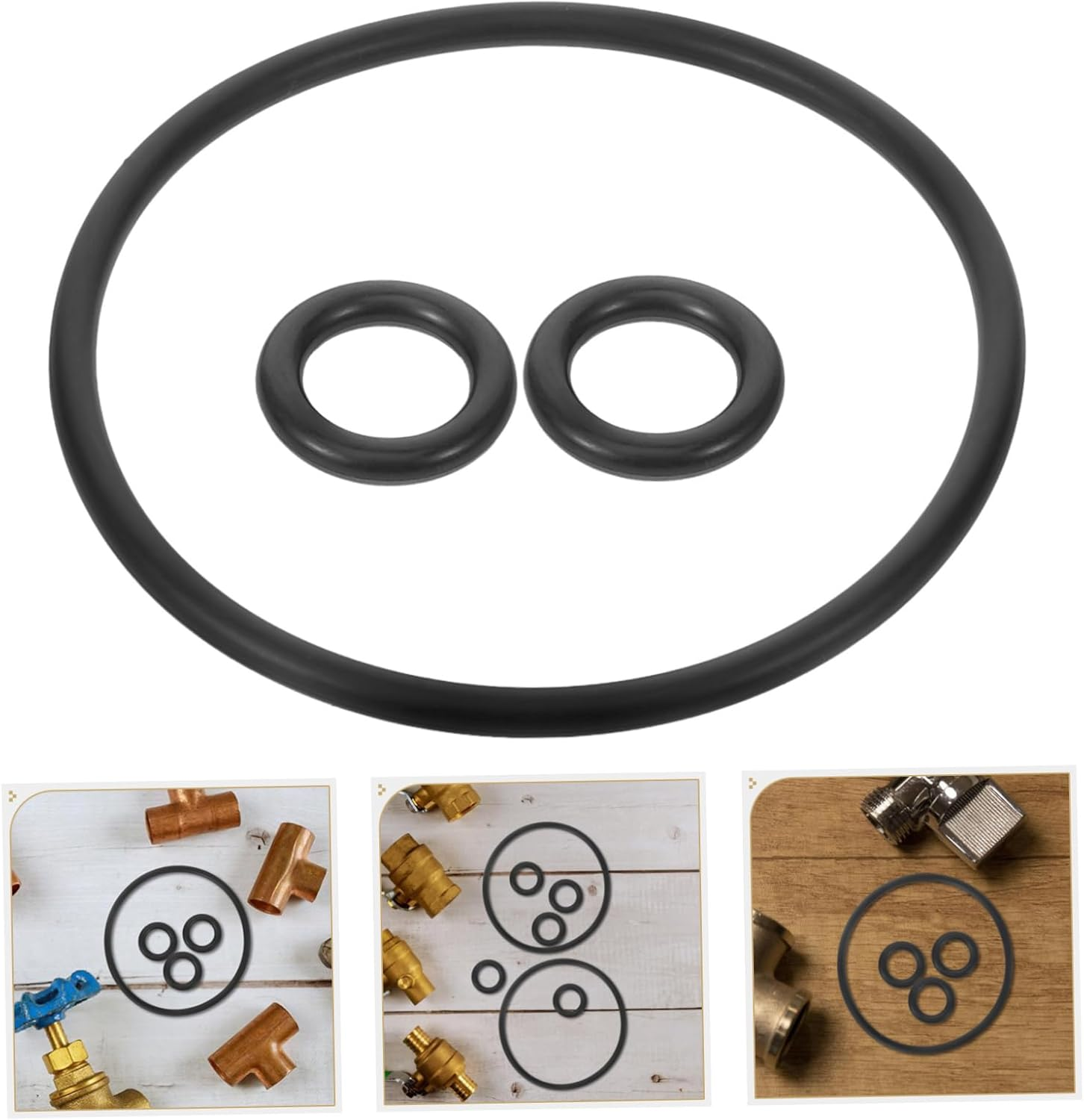 BESPORTBLE 15Pcs O-Shape Sealing Ring for Pool Diverter Valve Combination Valve Silicone Sealing Ring Compatible Pool Accessory for Maintenance image number 3