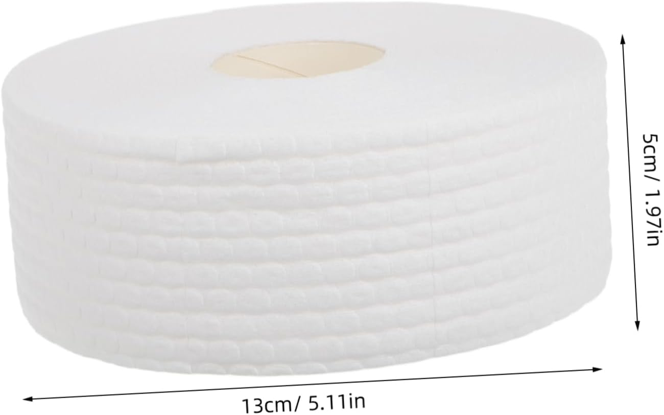 FOMIYES 1Roll Portable Nail Wipes Soft Cotton Pads for Effortless Gel Nail Polish Removal Design for Travel and Home Use Highly Absorbent and Reusable Lint image number 1