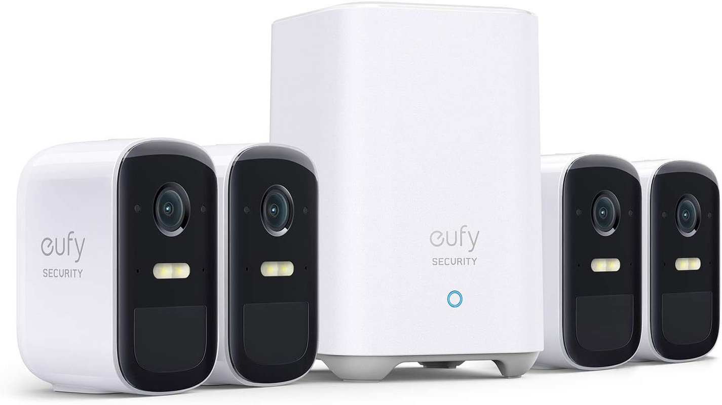 Eufy Security Eufycam 2C Pro 4-Cam Kit Security Camera Outdoor, Wireless Home Security System with 2K Resolution, Homekit Compatibility, 180-Day Battery Life, IP67, Night Vision, and No Monthly Fee image number 1