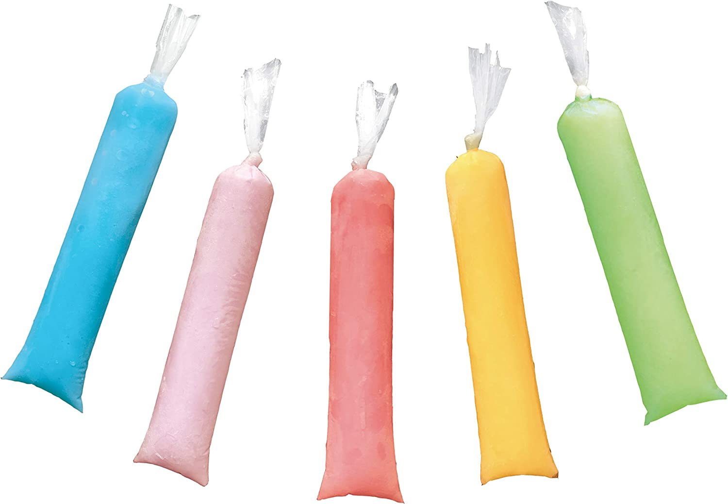 2X8 Inch Bolsas Para Helado Bolis/Ice Candy Wrappers/Ice Moldes Para Paletas De Helado, Plastic Disposable Ice Popsicle Bags and Icecream Maker (Pack of 200)