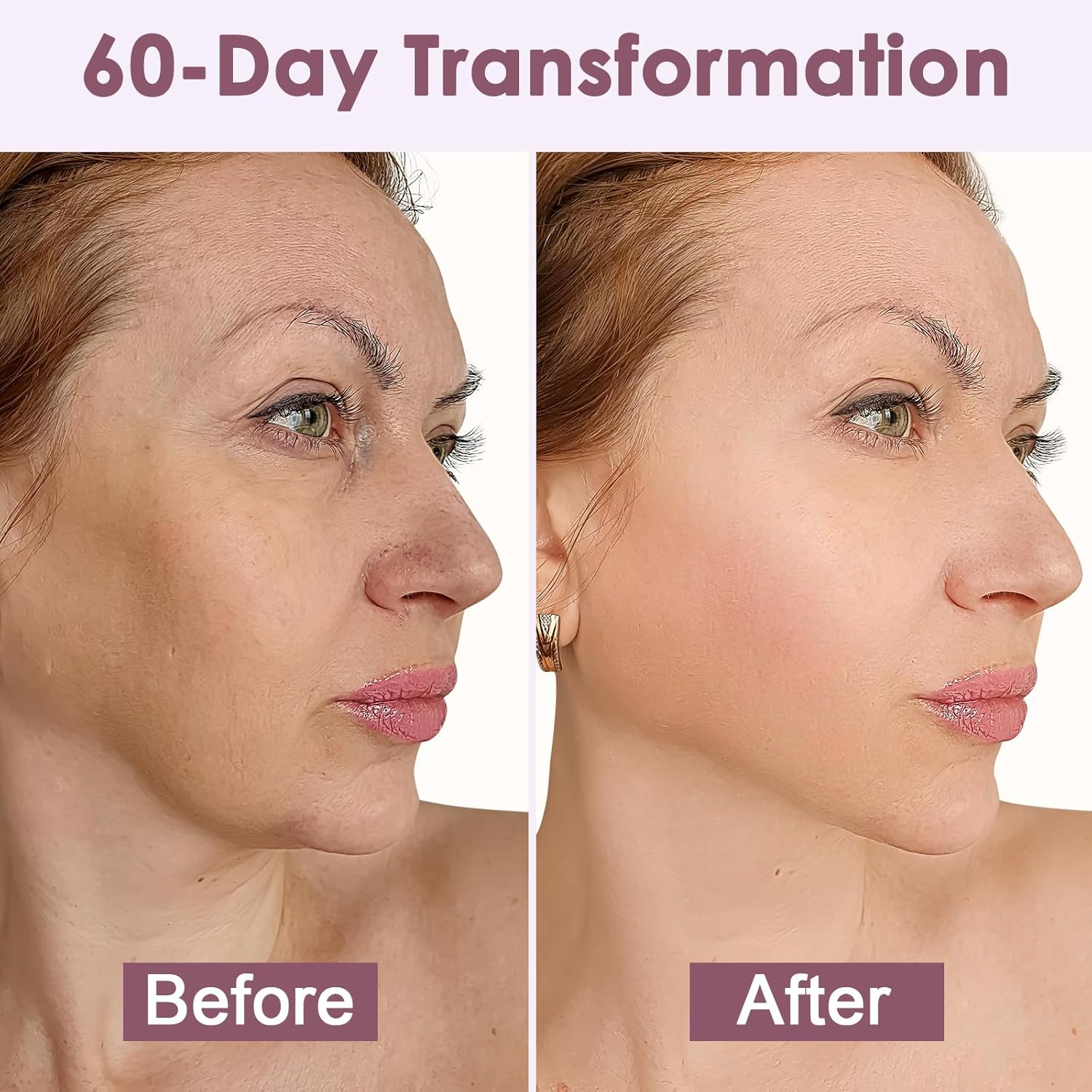 Vcycal Microcurrent Facial Device, Mini Microcurrent Face Lift Device for Face Lifting and Facial Sculpting, Portable Facial Roller Massager Tool for Man and Woman, Black - White image number 5