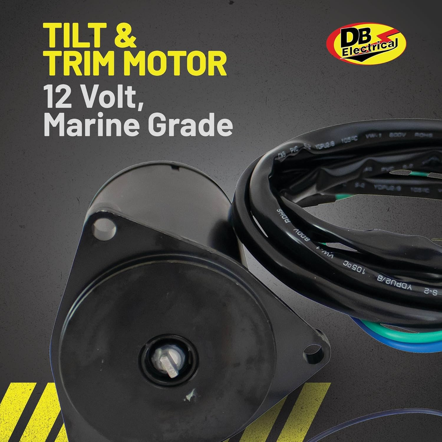 DB Electrical 430-20007 Power Tilt Trim Motor Compatible With/Replacement for Evinrude, Johnson, OMC, Sea-Drive All Models 81-92/391264, 393259, 393988, 394176, 983019 /PT301NM /18-6759/6220 image number 3
