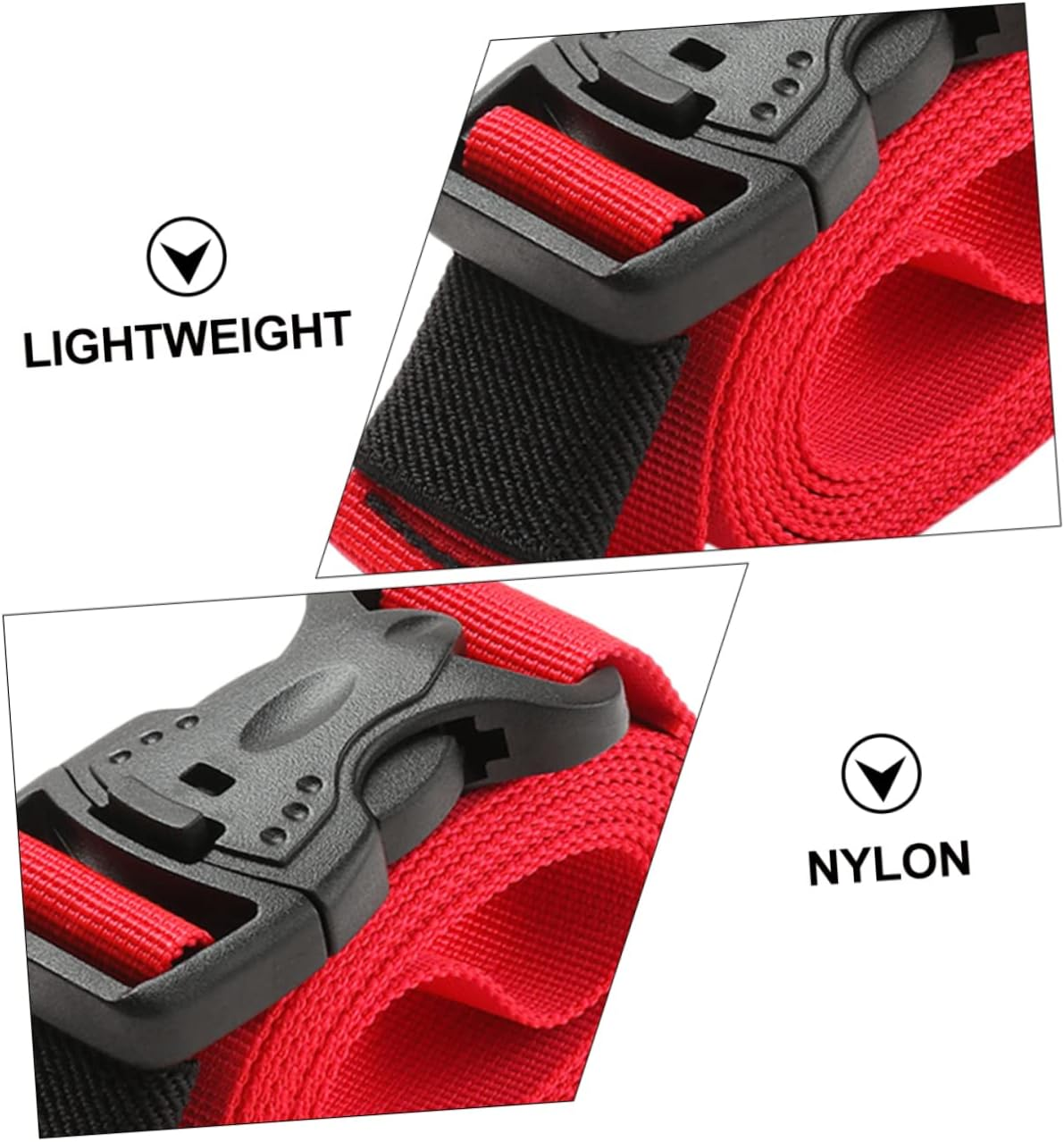 Gadpiparty 5Pcs Bag Straps Lashing Straps for Luggage Cargo Suitcase Nylon Lashing Belts Multi-Functional image number 3