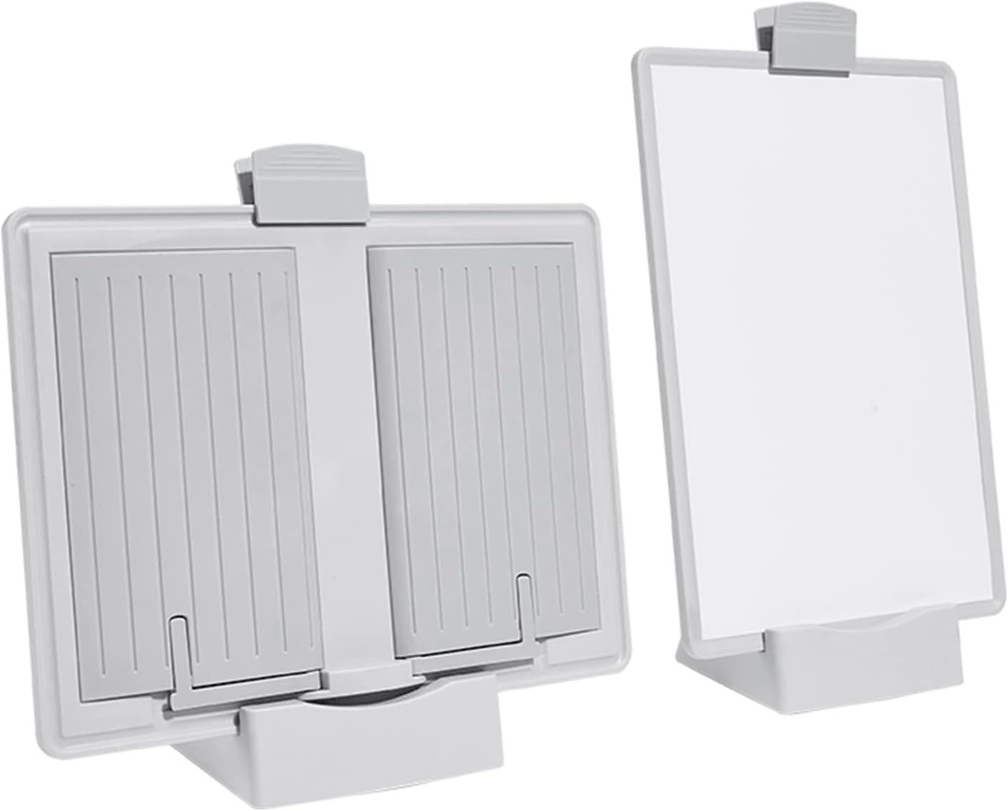 Nurdo Book Stand Holder Portable Multifunctional Magnetic White Board Paper Clipboard Bookstand Reading with Pen Slot Support for Reading Hands Free Student Children Writing Bracket Office image number 4