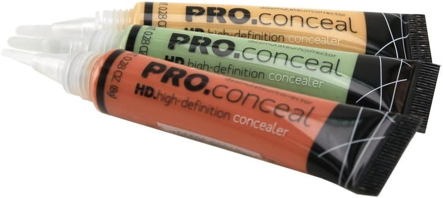 L.A. Girl Pro Conceal Set Orange, Yellow, Green Correctors, Pack of 3 (Bundle GC990+GC991+GC992-B) image number 5