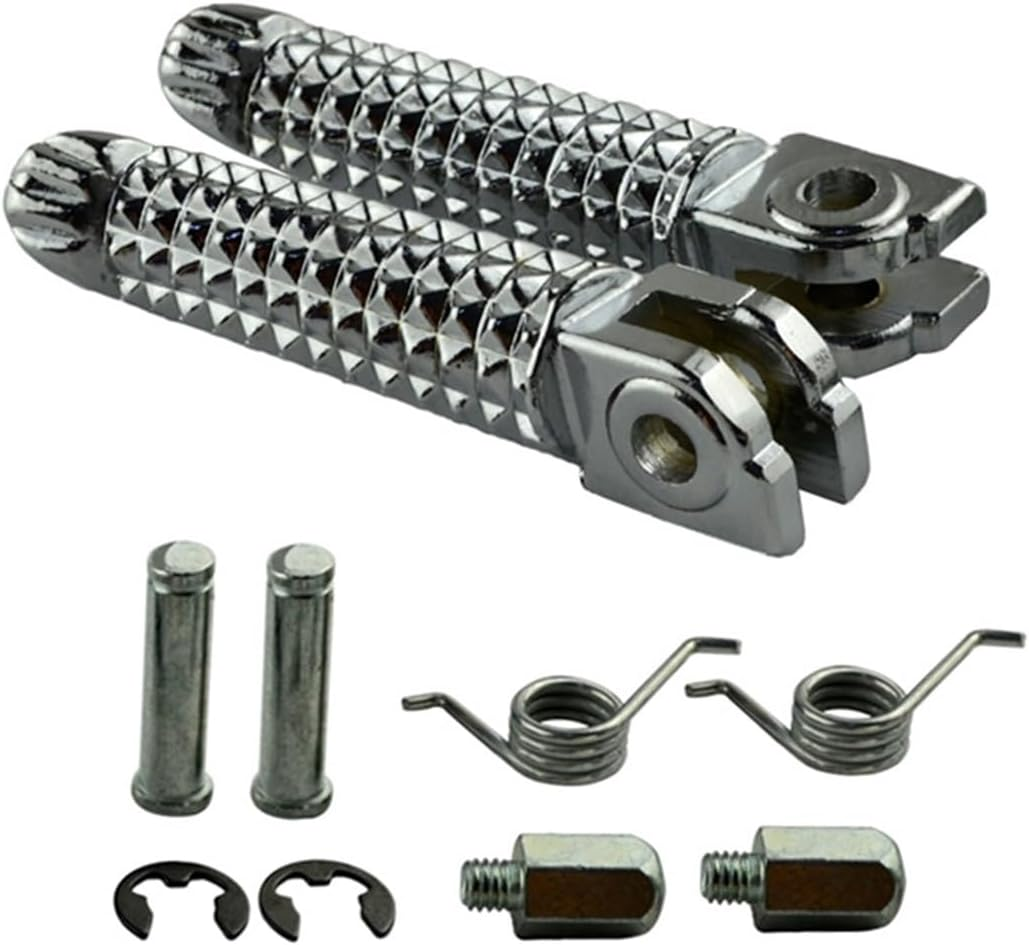 Motorcycle Parts Front Footrest Foot Pegs Pedals Compatible with YZFR1 1998-2012 YZFR6 YZFR1M YZF R1 R6 MT-01 MT-03 MT-07 MT-09 image number 2