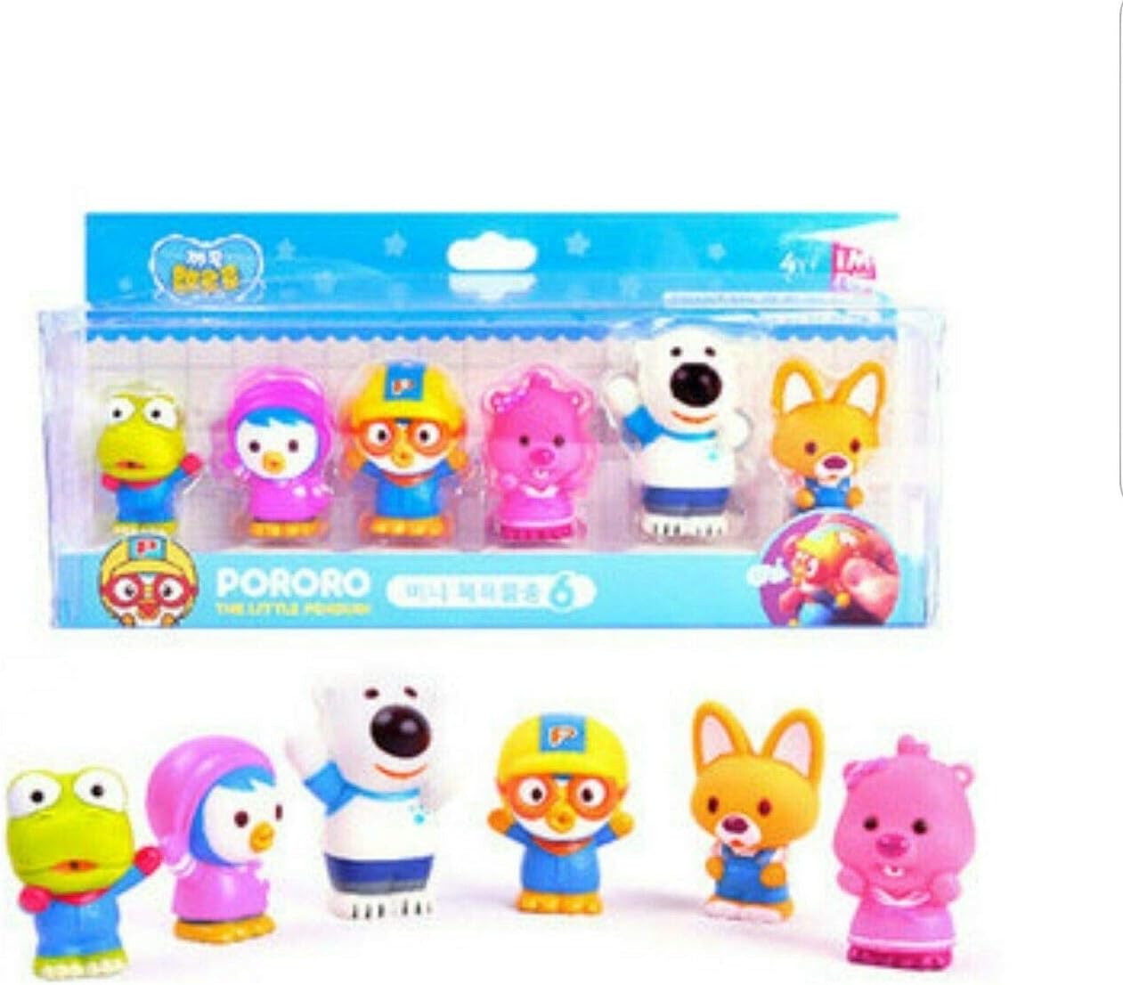 Pororo & Friends Bath Toy (6Pcs) image number 3