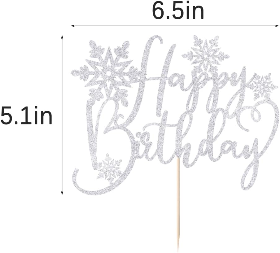 Merry Christmas Cake Topper,Glitter Xmas Holiday Cake Decorations,For Winter Christmas Santa Happy New Year Party Supply (Merry Christmas 5) - Merry Christmas 5 image number 1