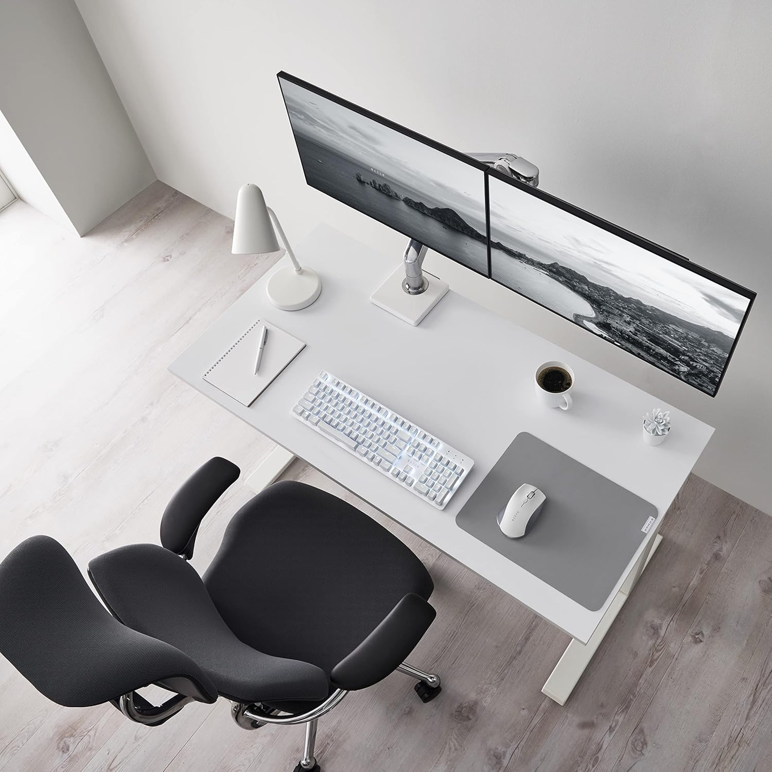 Razer Pro Glide Soft Mouse Mat: Thick, High-Density Rubber Foam - Textured Micro-Weave Cloth Surface - Anti-Slip Base - Medium Size