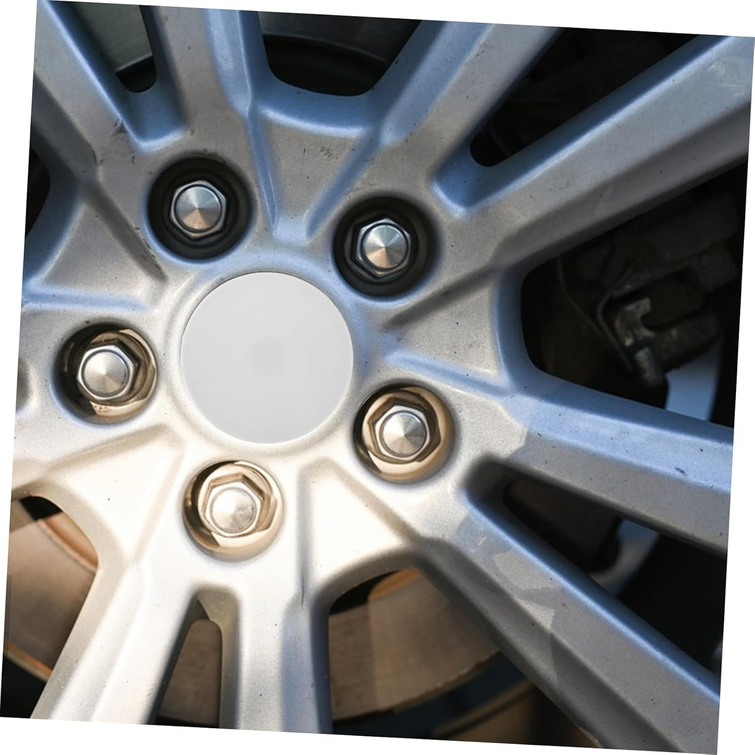 CHICAMPERA 4Pcs Car Wheel Center Cover Tire Center Hubcap for Rims Hub Centric Cap Automotive Hubcaps Wheel Rim Cover image number 4