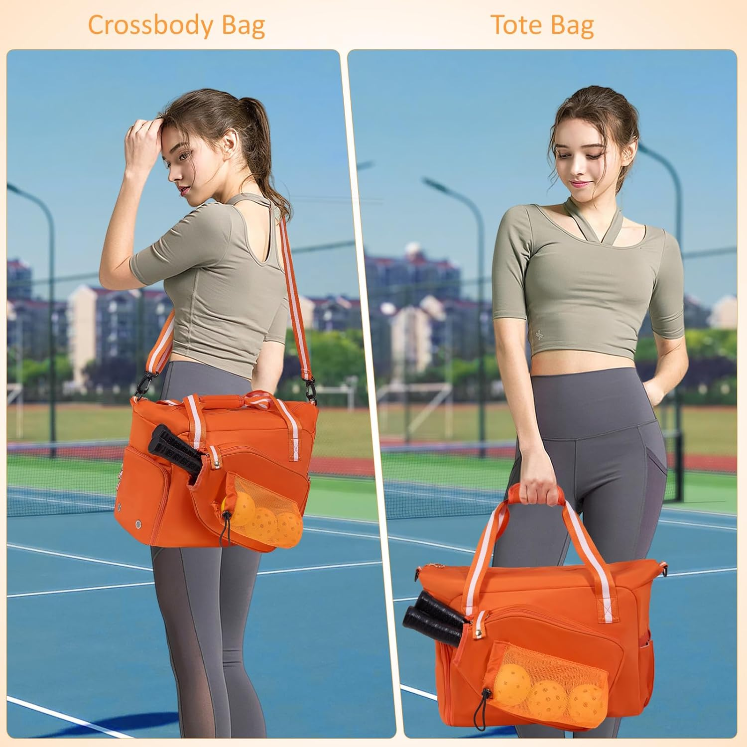 ROYAL MOUNTAIN Pickleball Bag for Women Men,Pickleball Tote Bag with Shoe Compartment image number 5