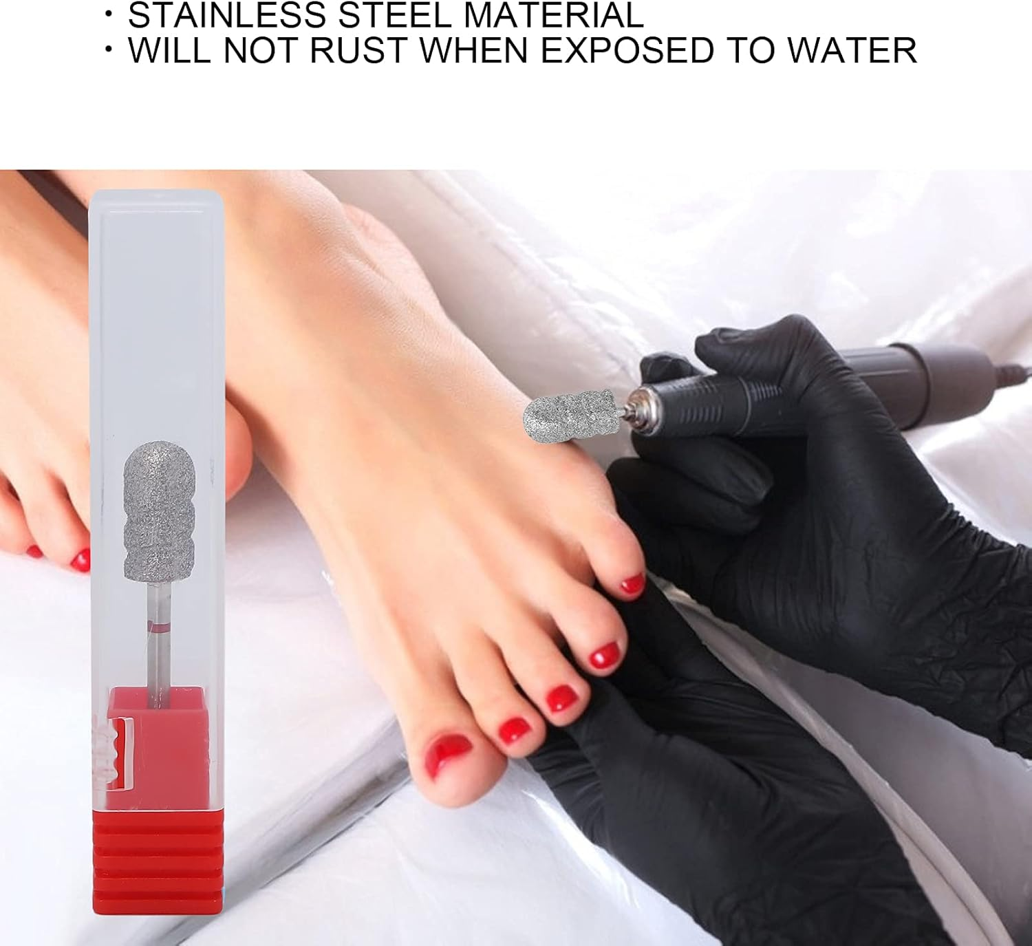 Nail Drill, Foot Dead Skin Removal Nail Drill, Pedicure Polishing Grinding Head Replacement Parts, Foot Calluses Drill (B1F) image number 5