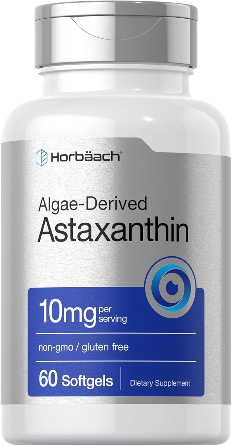 Astaxanthin 10Mg | 60 Softgels | Non-Gmo, Gluten Free Supplement | by Horbaach image number 5