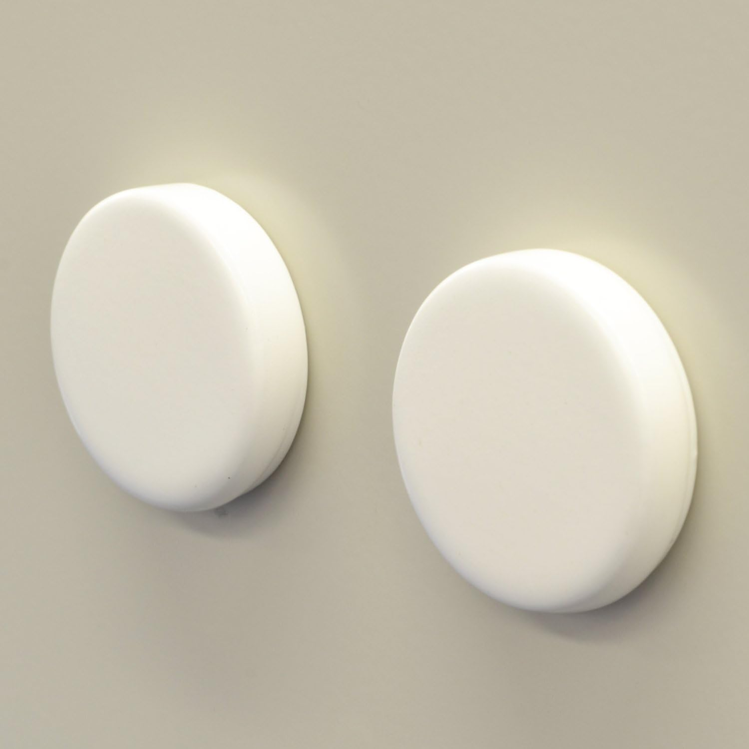 Magex MFCM-30-2P-W Strong Color Magnet, Diameter 1.2 Inches (30 Mm), Pack of 2, White