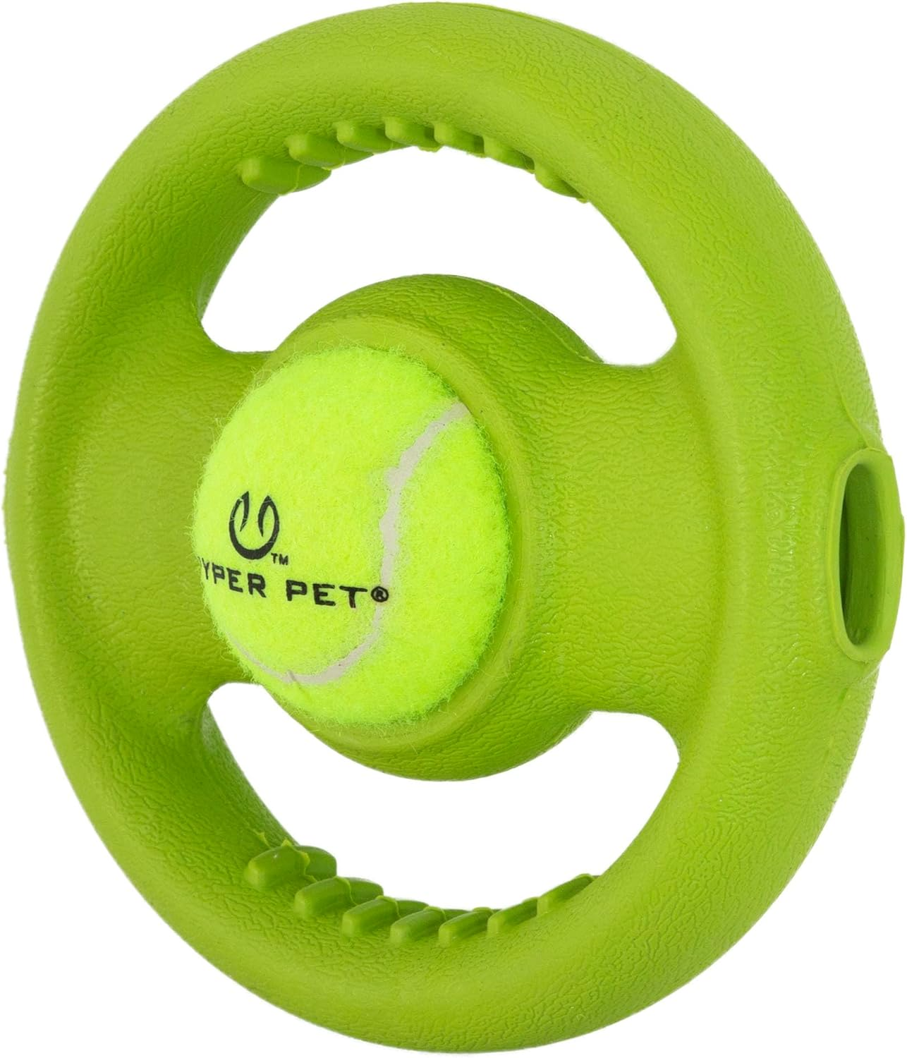 Hyper Pet Hide-N-Squeak Wheel Interactive Durable Dog Toy image number 1