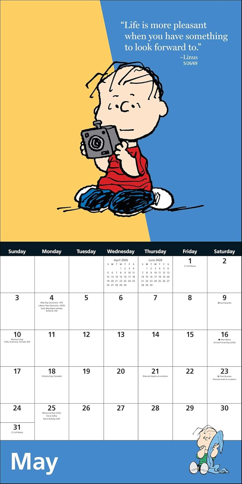 Peanuts(R) 2026 Wall Calendar