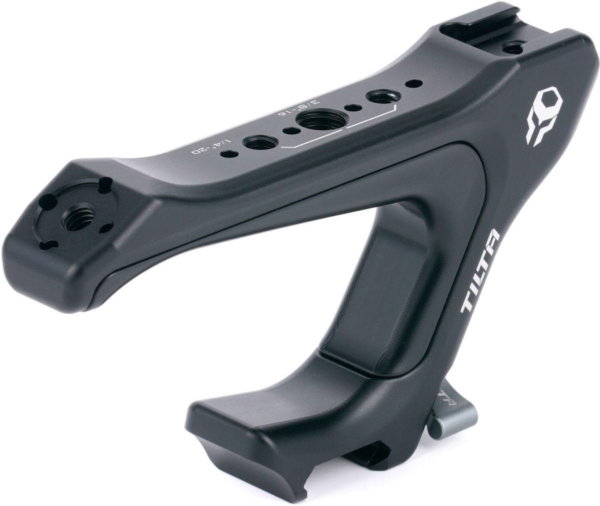 Tilta Compact NATO Top Handle Compatible with Sony A7 IV Full Camera Cage | Secure Cold Shoe Mount | 1/4&rdquo;-20 & 3/8&rdquo;-16 Accessory Points &ndash; Black image number 1