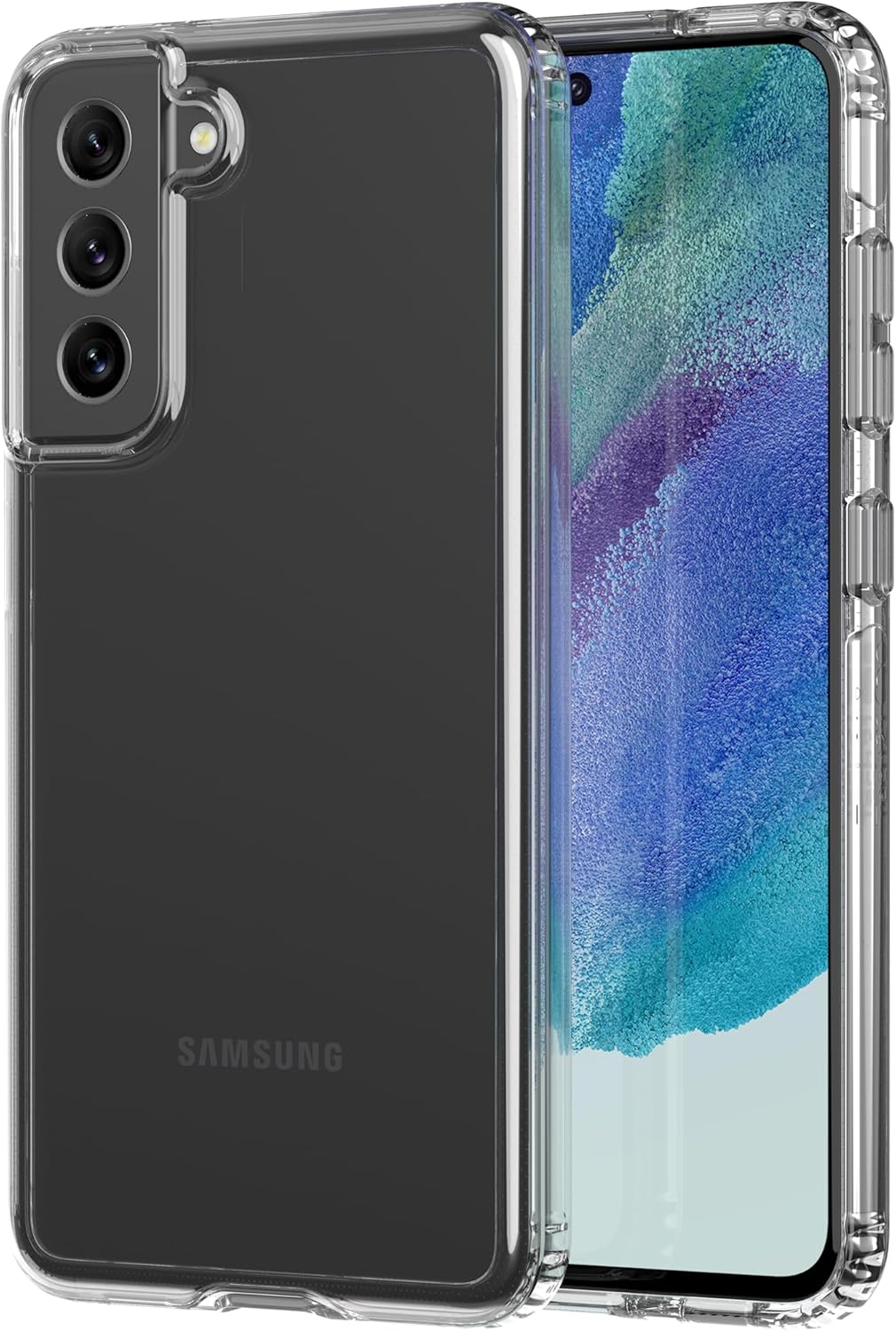 Tech21 Evo Clear for Samsung Galaxy S21 FE &ndash; Phone Case with 12Ft Drop Protection image number 3