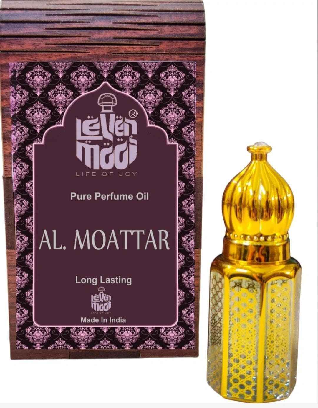 LEVENMOOI AL. MOATTAR Wooden Attar for Suitable for Daily Uses,Occasions & Parties Long Lasting Fragrance Roll on Perfume Oil Leak Proof Available in Travel Size for Unisex 6ML image number 2