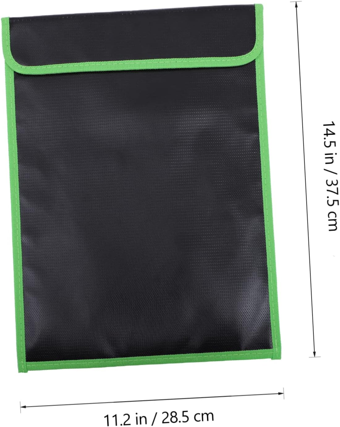 Housoutil 1Pc Fire Resistant Document Bag Capacity File Storage Pouch for Office Travel Smooth Zipper Design for Safeguarding Passports Certificates Valuables image number 3