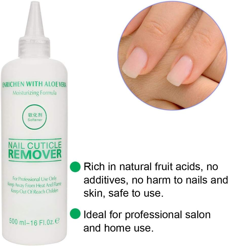 Nail Cuticle Softener, Ail Softener, 500ML for Cracked Heels, Dead Skin & Calluses Removes & Repairs Rough Heels image number 3