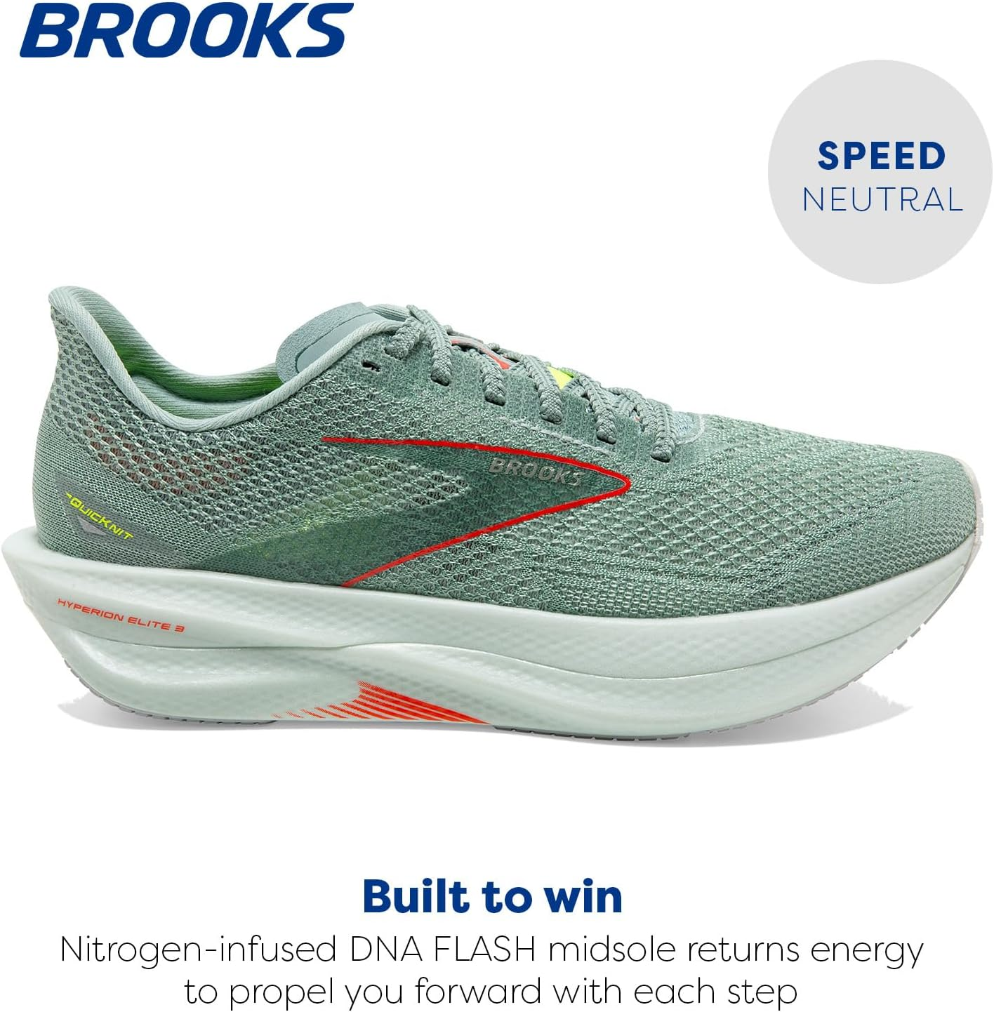 Brooks Unisex Hyperion Elite 3 Running Shoe for Men & Women image number 4