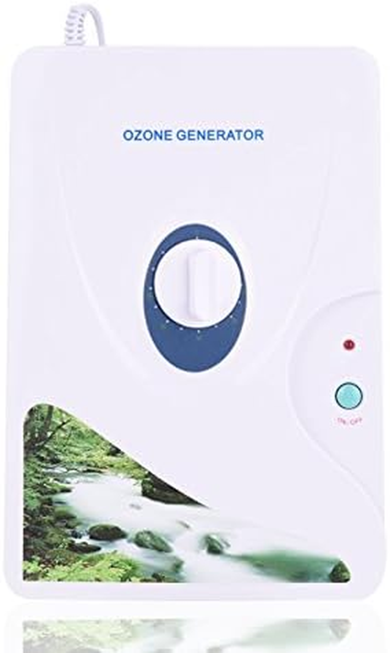 Ozone Generator Ozonator Air Purifier, 600 Mg/H Generator Wheel Timer Air Purifier Kitchen Room Oil Vegetables Meat for Water Fresh Air Clean 220 V image number 1