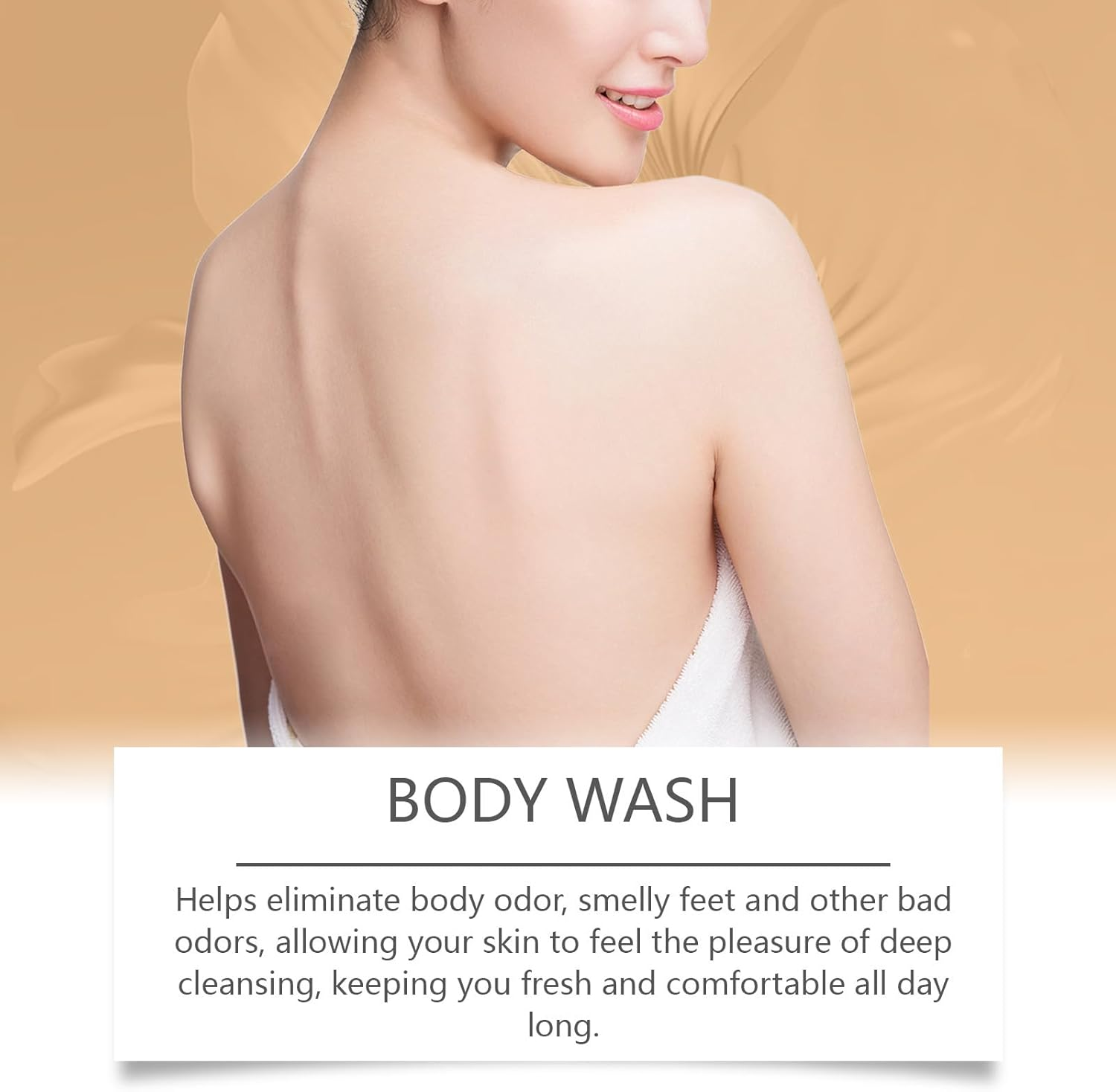 Persimmon Body Wash for Body Odor Control, Nonenal Eliminator for Old People Smell, Strong Odor Remover & Deodorizing Shower Gel, Purifying Cleansing Wash for Women & Men,Long Lasting Freshness (4Pcs)