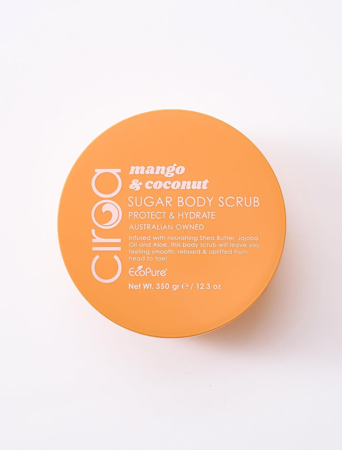 Ciroa Beauty Mango & Coconut Body Scrub 350G | with Shea Butter & Jojoba Oil | Buffs, Protects & Hydrates | Leaves Skin Soft, Smooth & Nourished | Vegan image number 5