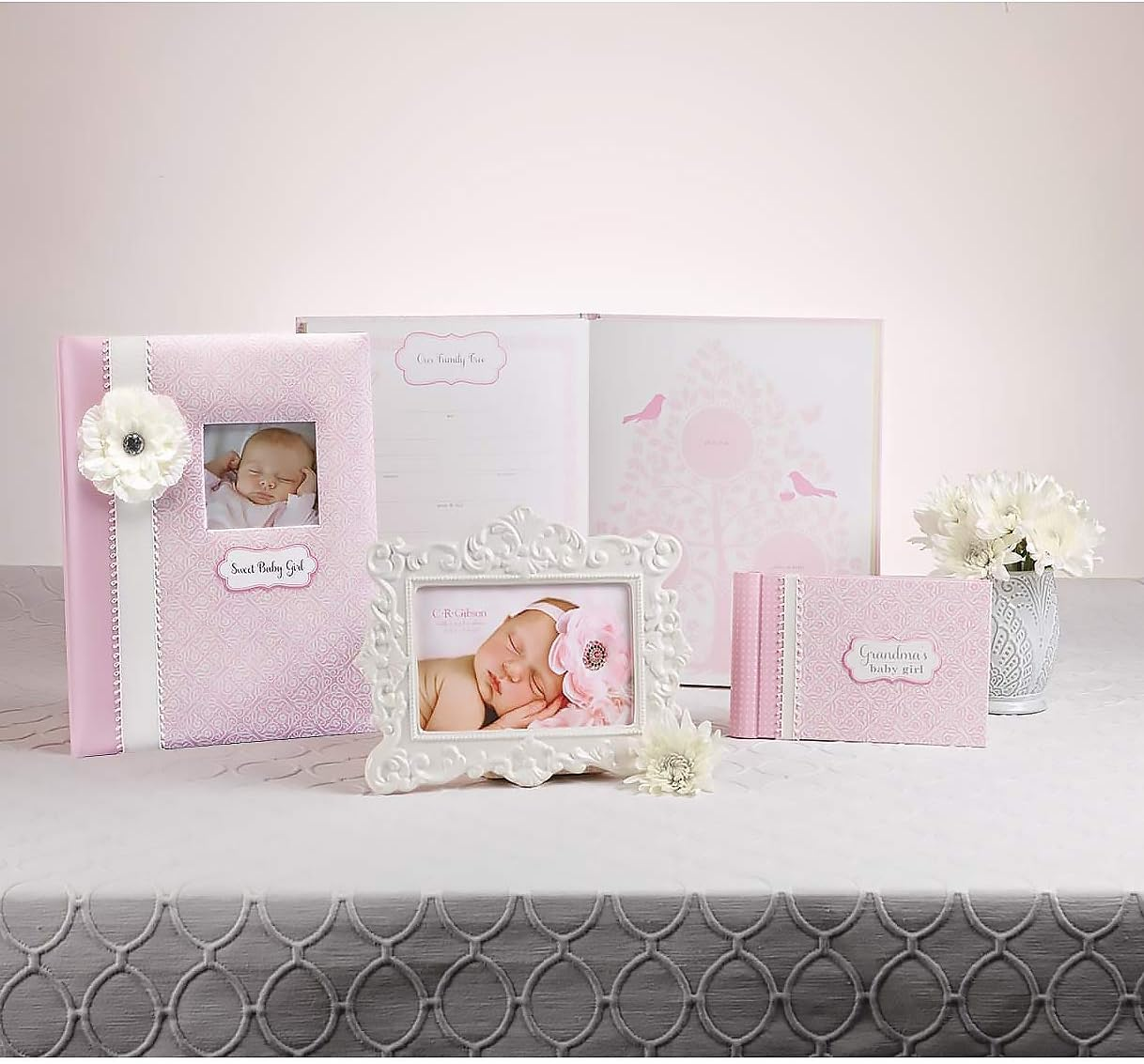 C.R. Gibson Grandma'S Brag Book, 10 Sheets/20 Pages, Holds up to 40 Photos, Acid/Pvc Free Photo Safe Pages, Measures 4.5" X 7" - Bella - Pink image number 5