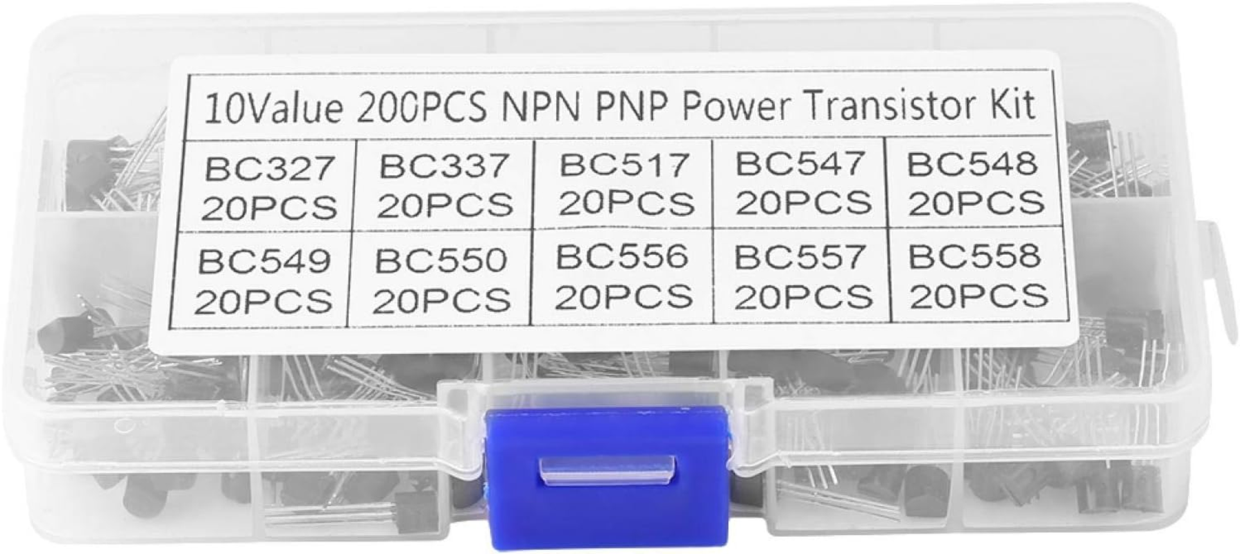 Silicon Transistor Kit Neatly Packed Convenient Storage Durable Assorted Transistor Convenient to Use for Industrial Equipment Business Work Electronic image number 4