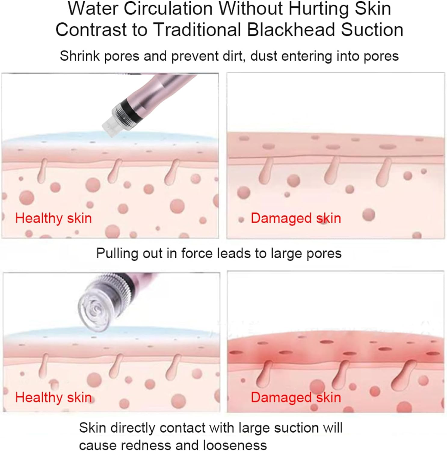 Facial Suction Machine, Facial Cleaning Machine Small Bubbles Vacuum Suction Beauty Equipment for Home & SPA Salon, Household Blackhead Remover Pore Vacuum Facial Machine (AU image number 6