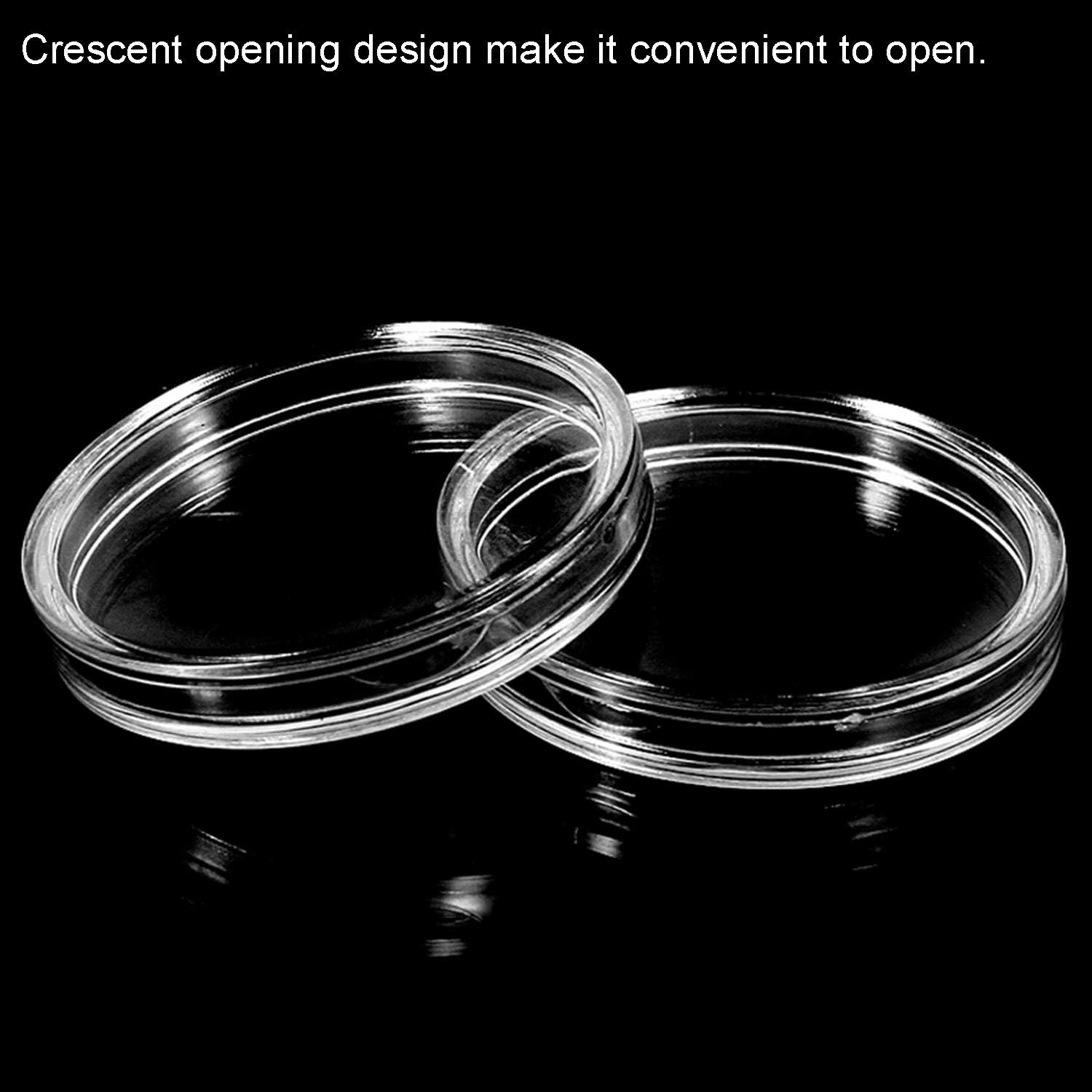 FRIMOONY 41Mm Coin Capsules, with Foam Gasket and Plastic Storage Box, for Coin Collection image number 5