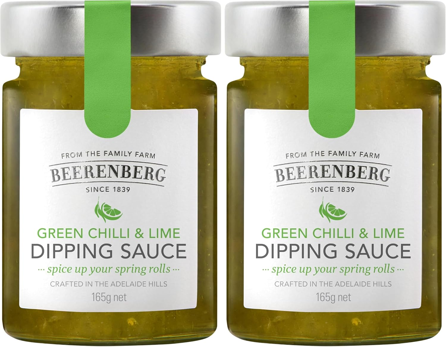 Beerenberg Green Chilli and Lime Dipping Sauce, 165 G image number 3