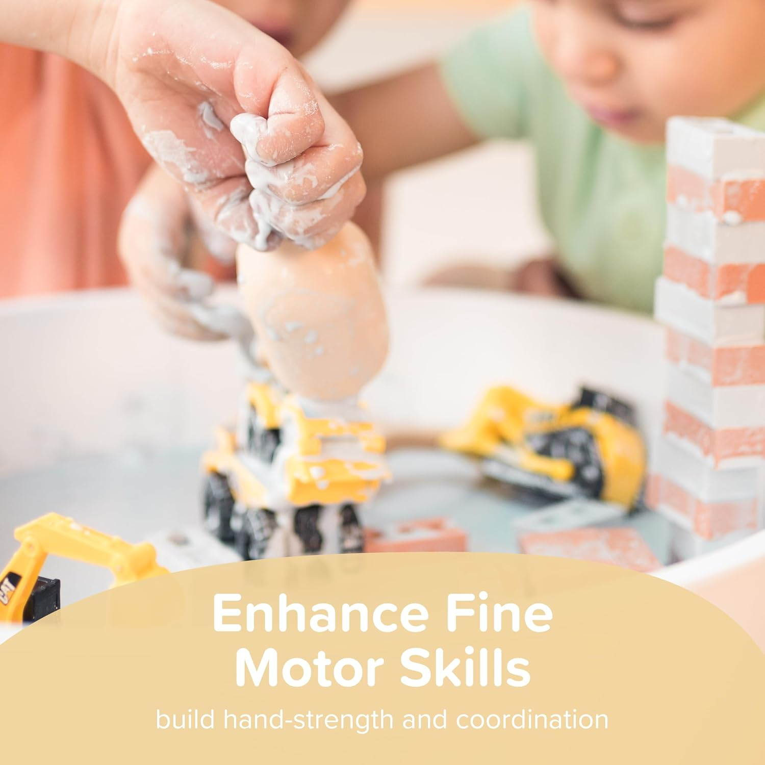 Inspire My Play Nesting Silicone Scoops Set - Green image number 4