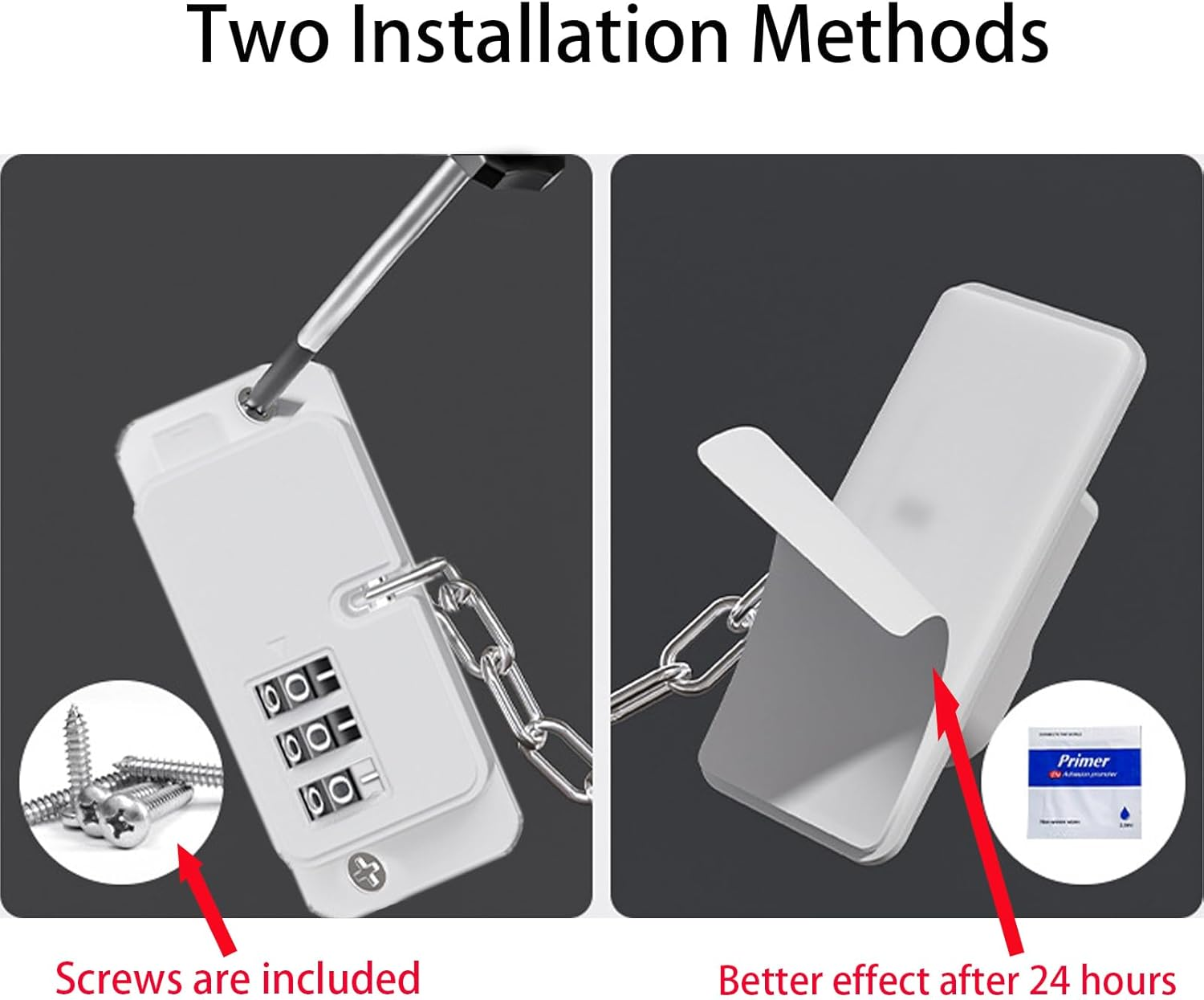 CMINGJ (3 Pack) Child Safety Digital Combination Lock for Fridge, Cabinets, Drawers, Window and Door, Adjustable Safety Lock for Babies, Kids and Toddlers Proofing Lock with Easy Installation (3 Pack)