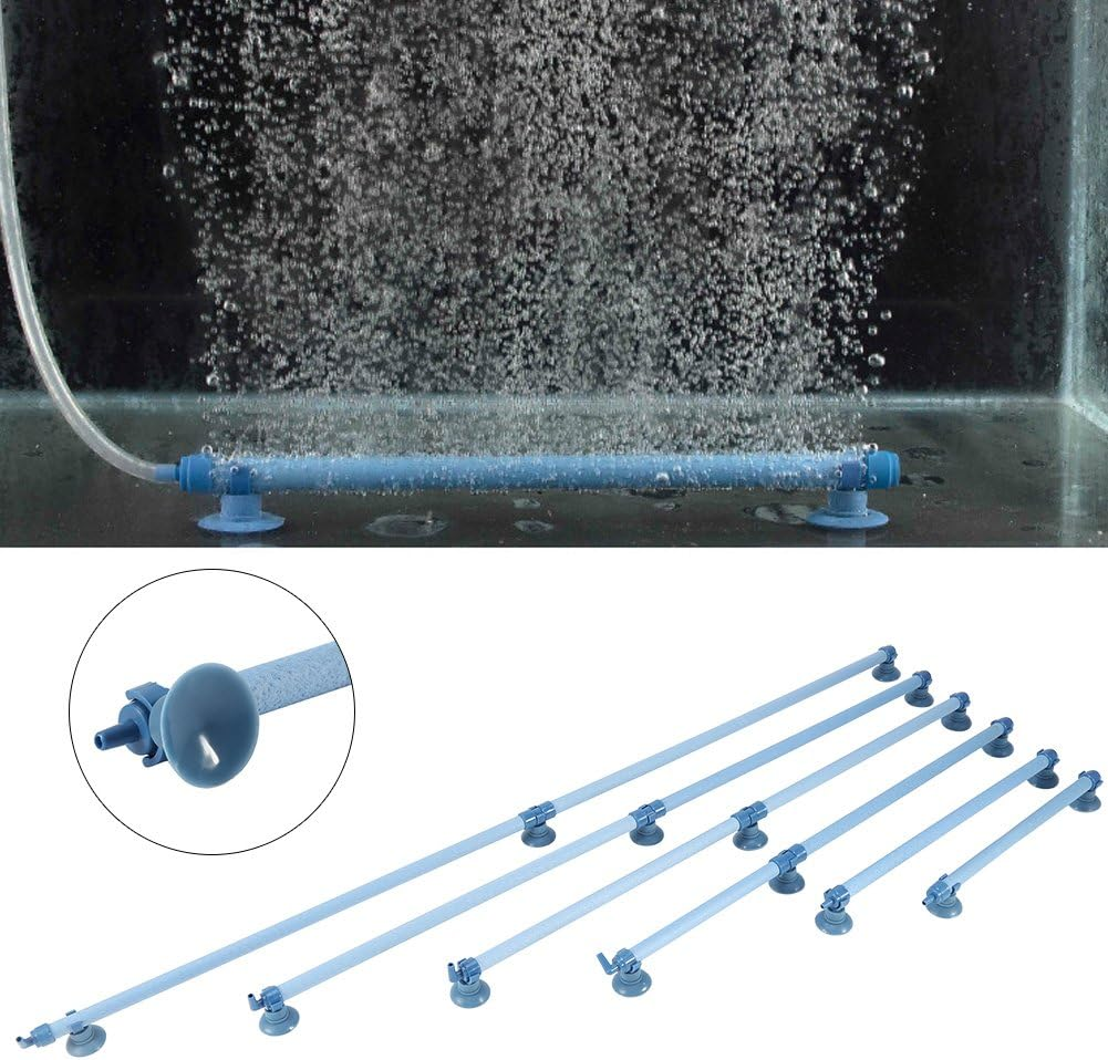 Joyzan Aquarium Air Stone Bubble Wall Tube, Fish Tank Nano Bubble Tubes Quiet Super High Dissolved Oxygen Release Diffuser Bar with Suction Cups Makes Tiny Bubbles for Fishes Tanks and Hydroponic Pump