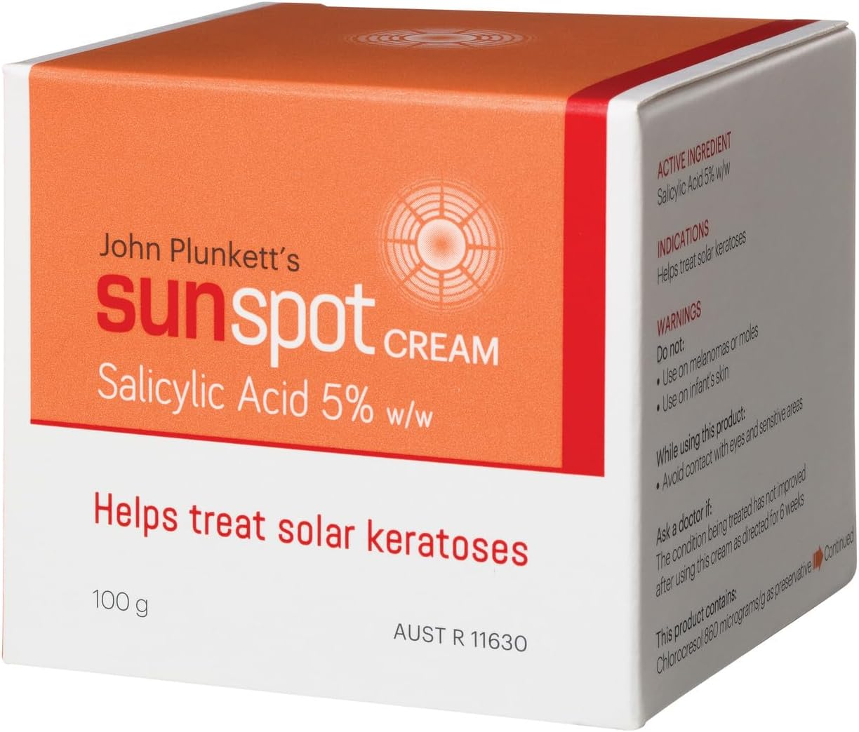 John Plunkett'S Sunspot Cream 100G &ndash; Target & Treat Solar Keratosis & Raised Sunspots. Helps Smooth Redness & Skin Texture. Prevents New Sunspots with SPF & Protective Measures. Patch Test Recommended image number 5