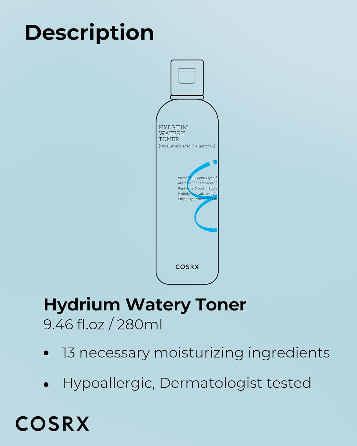 COSRX - Hydrium Watery Toner 150Ml image number 6