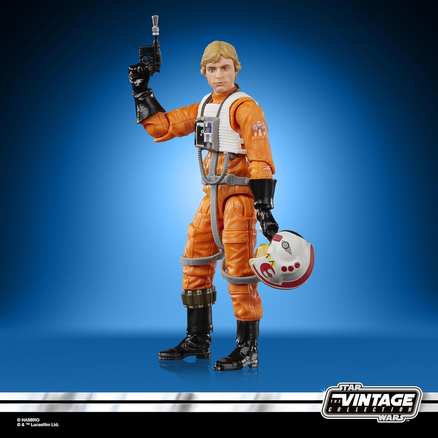STAR WARS the Vintage Collection Luke Skywalker (X-Wing Pilot), a New Hope 3.75-Inch Collectible Action Figure image number 2
