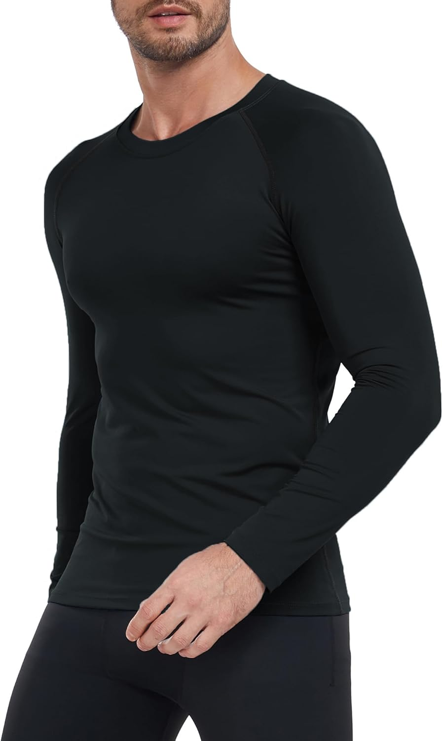 LOMGXIU Men'S Workout Shirts Sports Running Long Sleeve Shirts