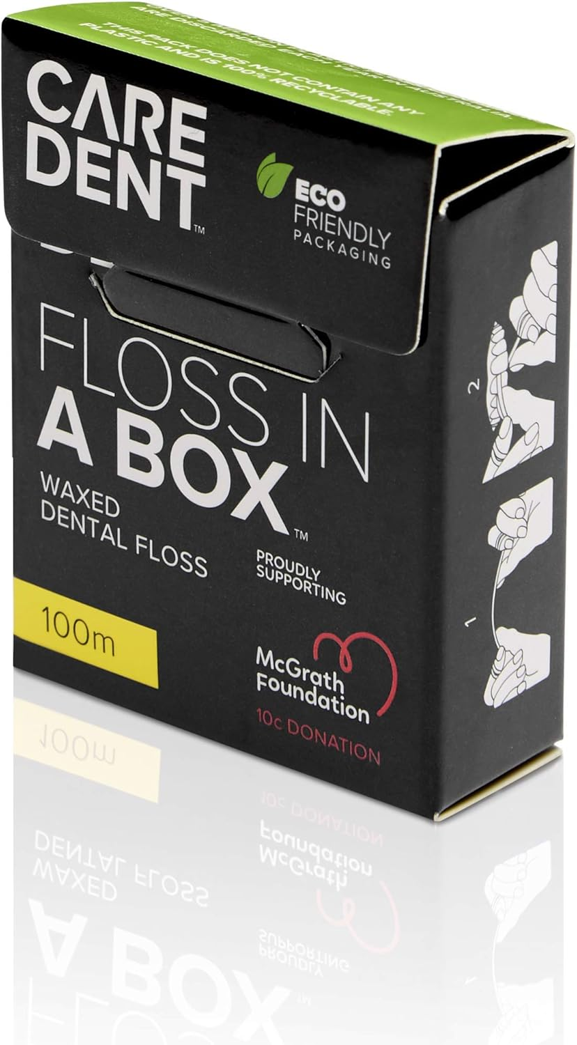 Caredent Nylon Floss in a Box, 100M image number 3